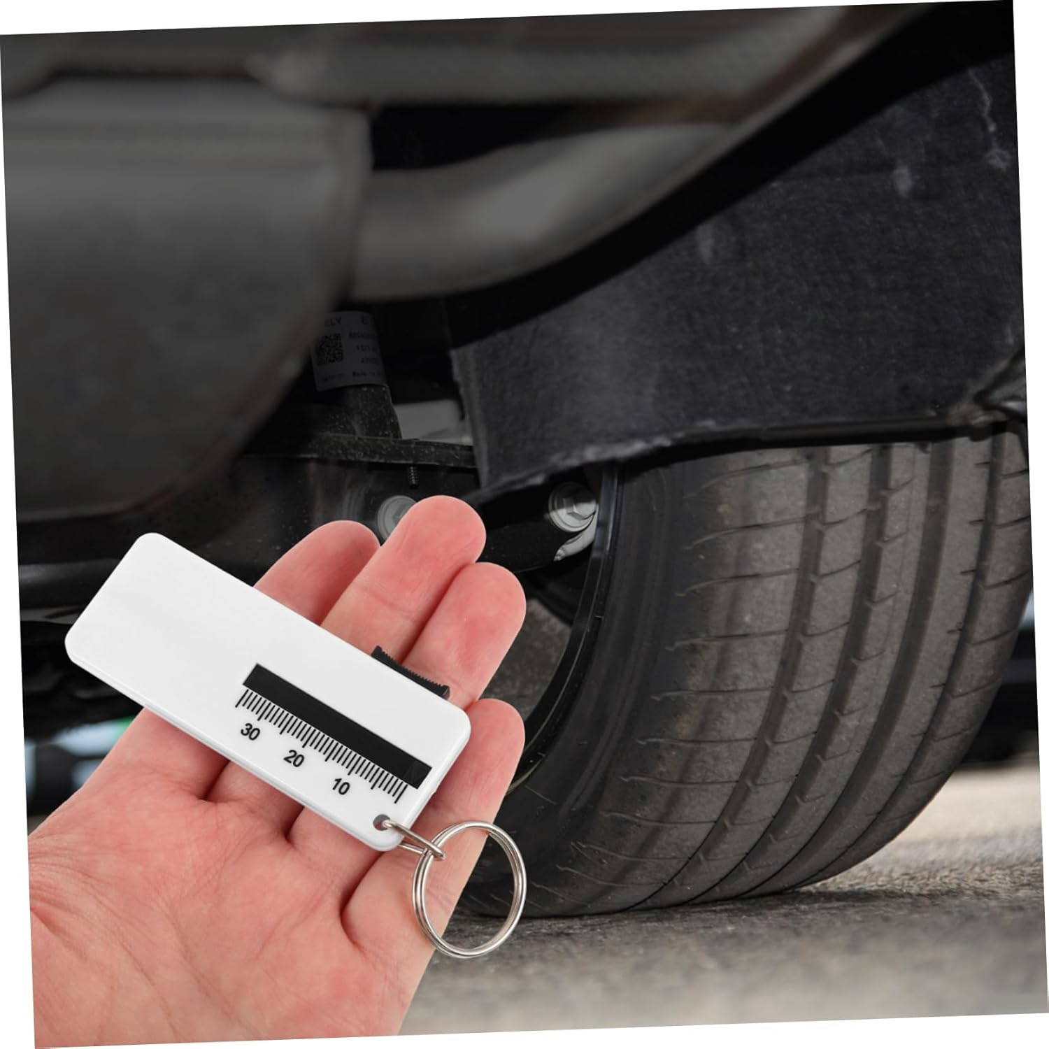 ULTECHNOVO 3Pcs Tire Tread Depth Gauge Automotive Replacement Instrument Panel Gauge Tread Depth Tool image number 3