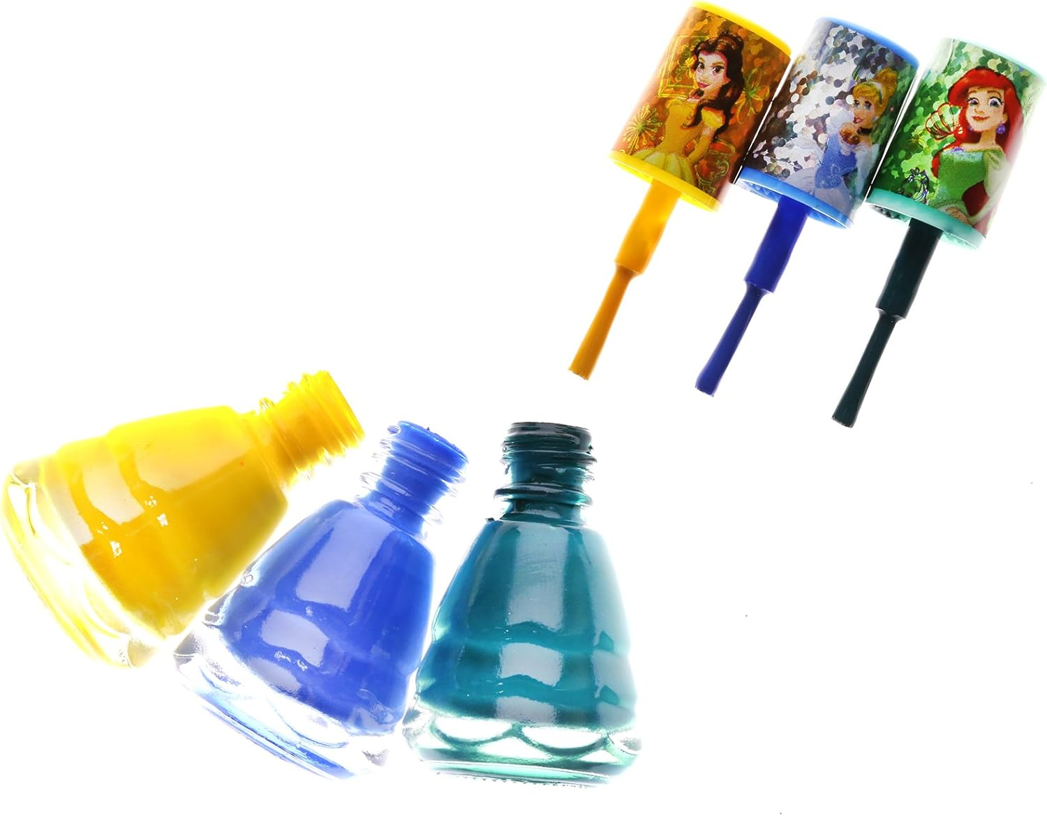 Townleygirl Disney Princess Peel-Off Nail Polish Gift Set for Kids (8), 8Count image number 2