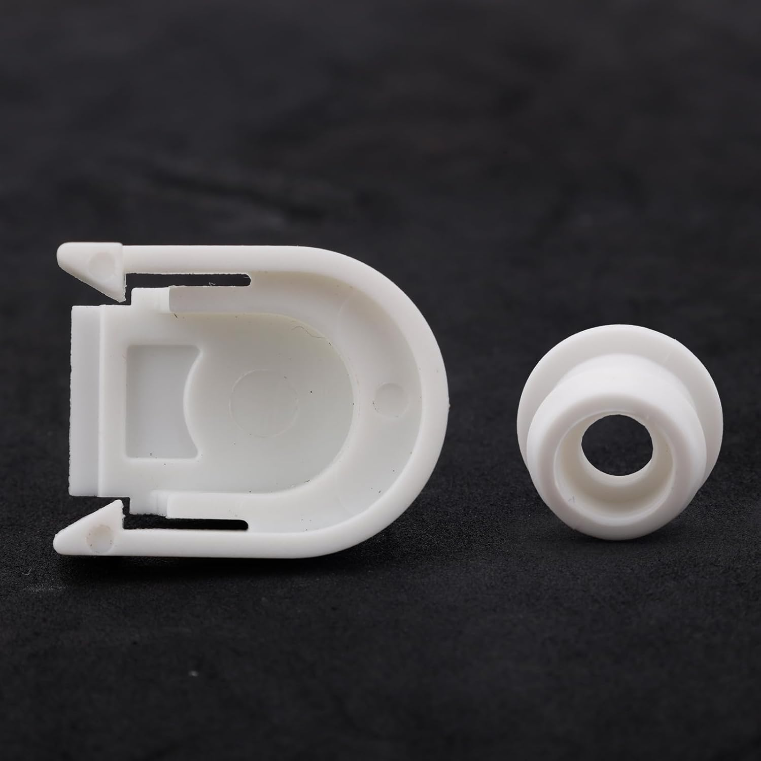 2Pcs Transmission Shifter Bushing Kit, Square Shifter Cable Cap & round Cable Bushing Replacement for OEM KV6Z-7K340-A DG9Z-7S004-A image number 6