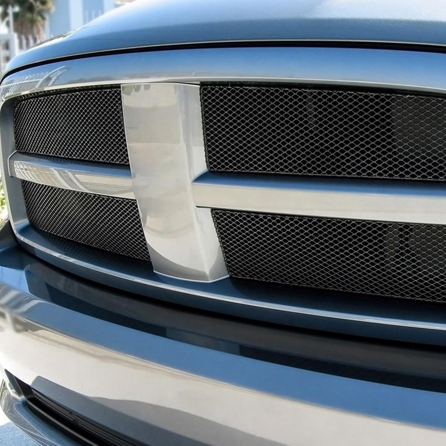 40"X13" Universal Black Metal Mesh: Aluminum Alloy 3 X 6Mm Rhombic Hole Car Grill Mesh for Front Grille Insert Bumper image number 2