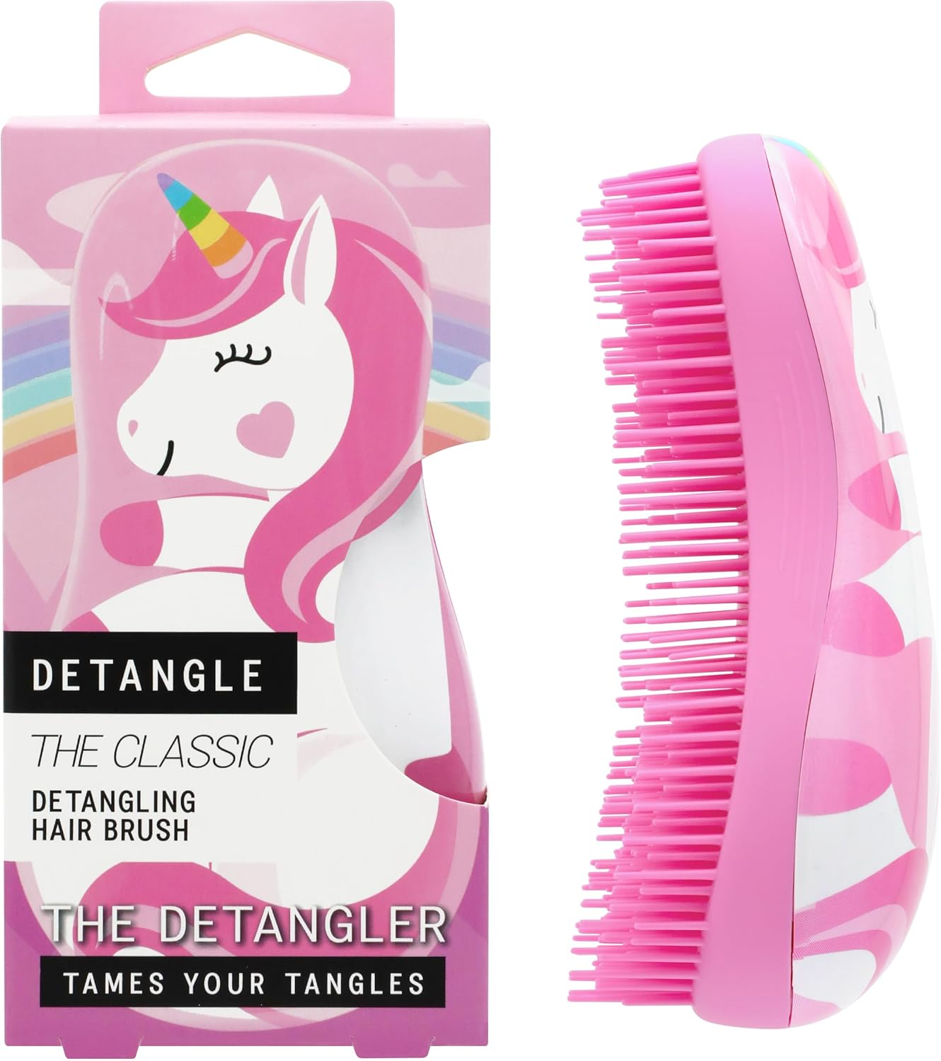 The Detangler Classic Detangling Hair Brush - Unicorn image number 4
