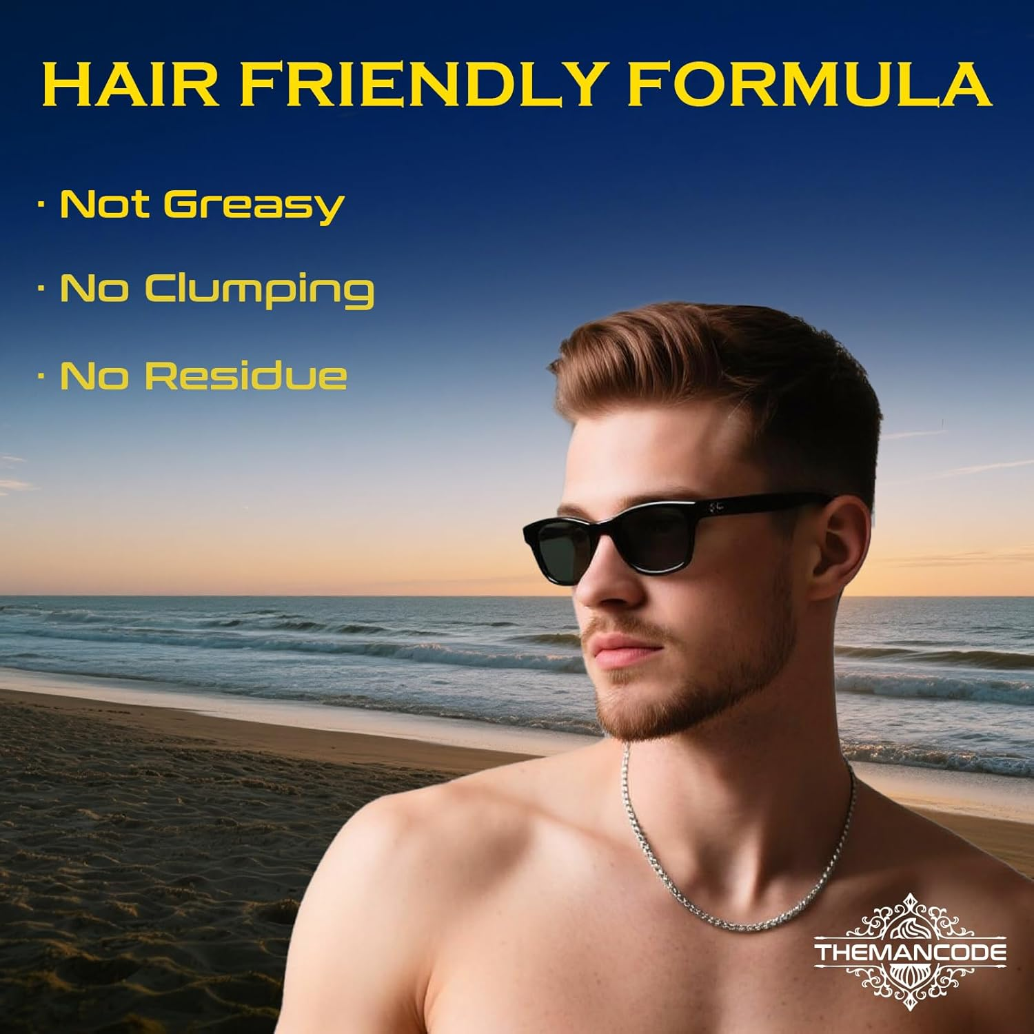 THEMANCODE Texture Powder for Men, Valentines Day Gifts for Him, Lightweight Hair Styling Powder Adds Volume and Texture for a Natural Look, Best for Short to Medium Hair image number 4