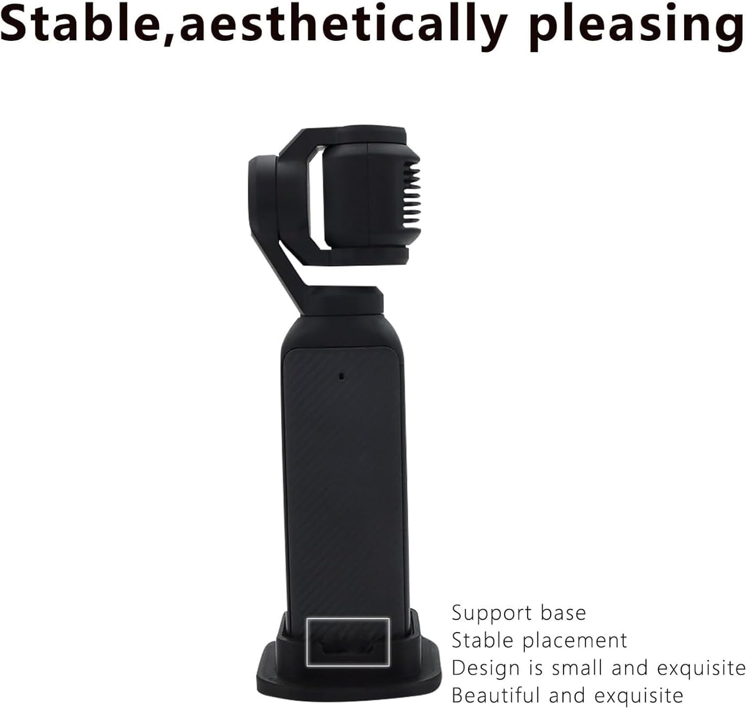 Buziba Support Base Stand Base for DJI OSMO Pocket 3 Handheld Gimbal Camera Desktop Stable Bracket Non-Slip Camera Mount Accessories