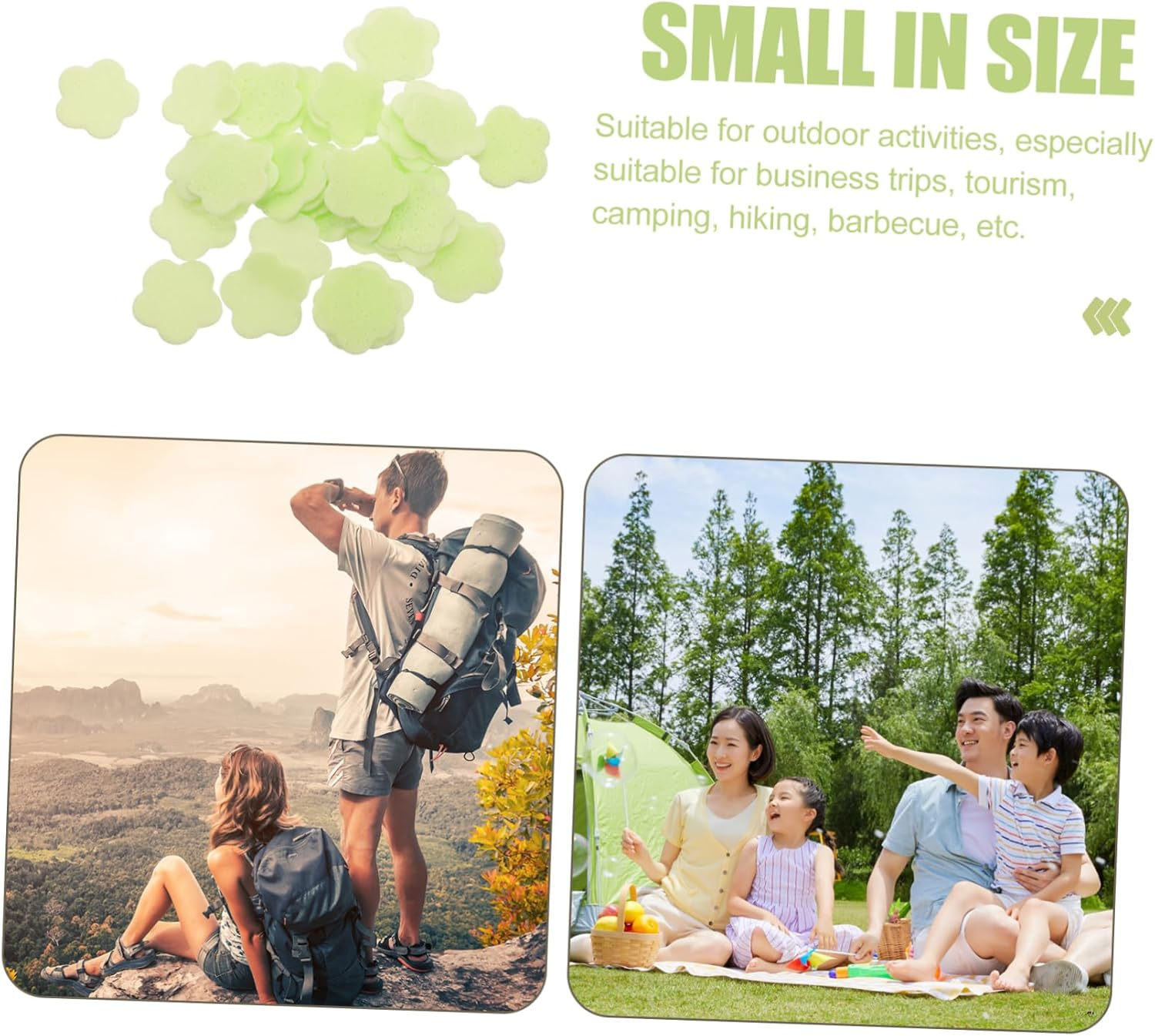 Anneome Travel Soap Flakes Hand Cleaning Soap Sheets Portable Safe Refreshing for Go image number 3