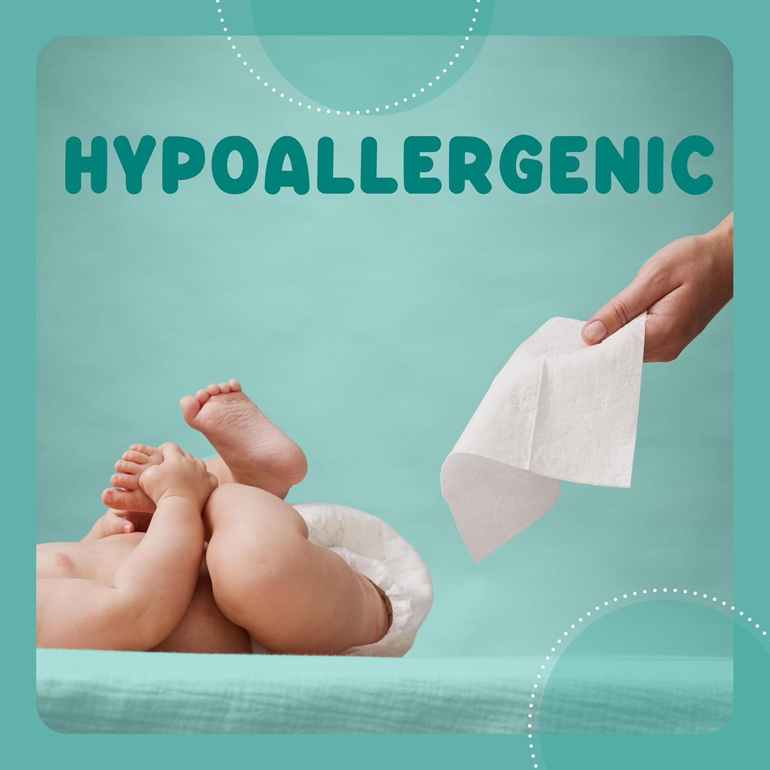 HUGGIES Baby Wipes Fragrance Free 640 Pack (8 X 80 Pack) - Packaging May Vary