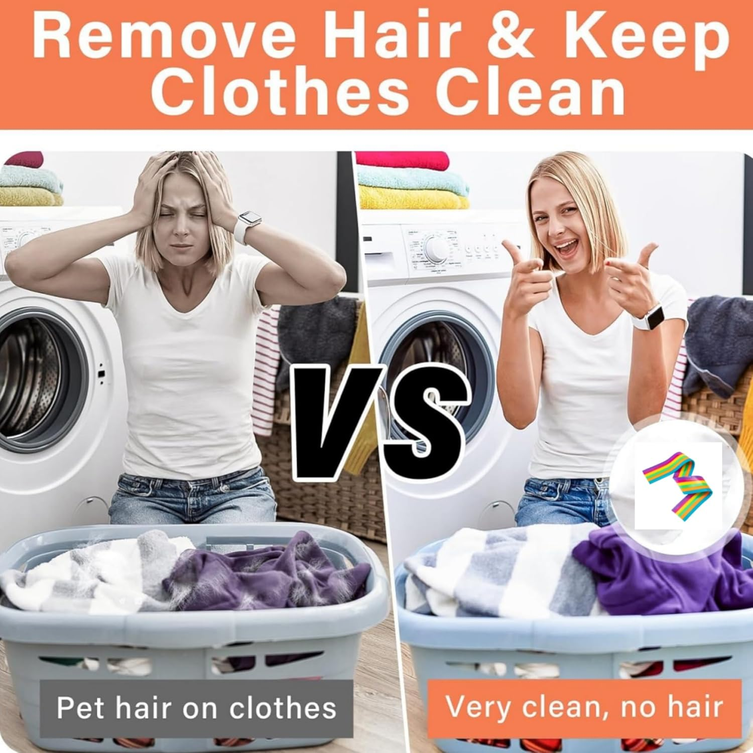 YOUDIWADI Pet Hair Remover for Laundry,Reusable Dog & Cat Hair Remover Tool,Super Viscous Pet Hair Remover for Washer and Dryer Machine Removes Pet Fur, Hair, Lint Remover,Clothes, CHANGLIAN11 image number 1