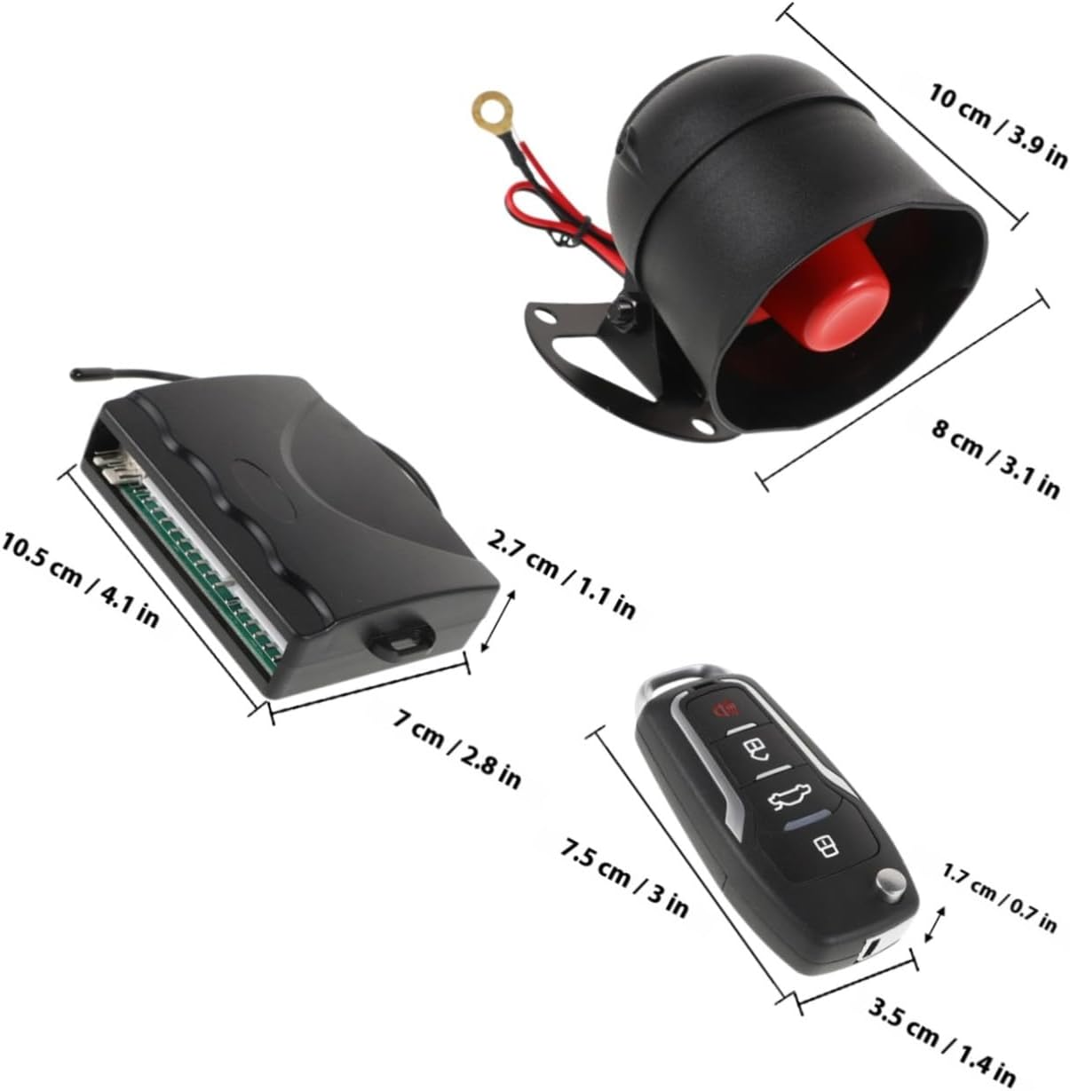 NULYLU Car Remote Start Kit with Central Locking and Sound Theft Alarm Easy Installation Vehicle Security System for and Automotive Lock Kit Enhancing Safety and Convenience image number 6