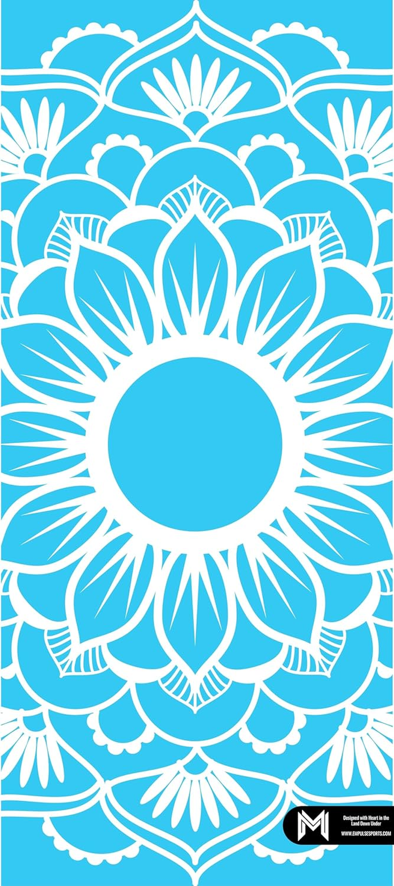 EMPULSE Sand-Free Beach Towel | Ultra-Absorbent & Quick-Drying | Premium Waffle Weave Feel | 160X80Cm | Lightweight & Compact &ndash; Ideal for Beach,Travel, Pool, & More! (Coastal CHILL)