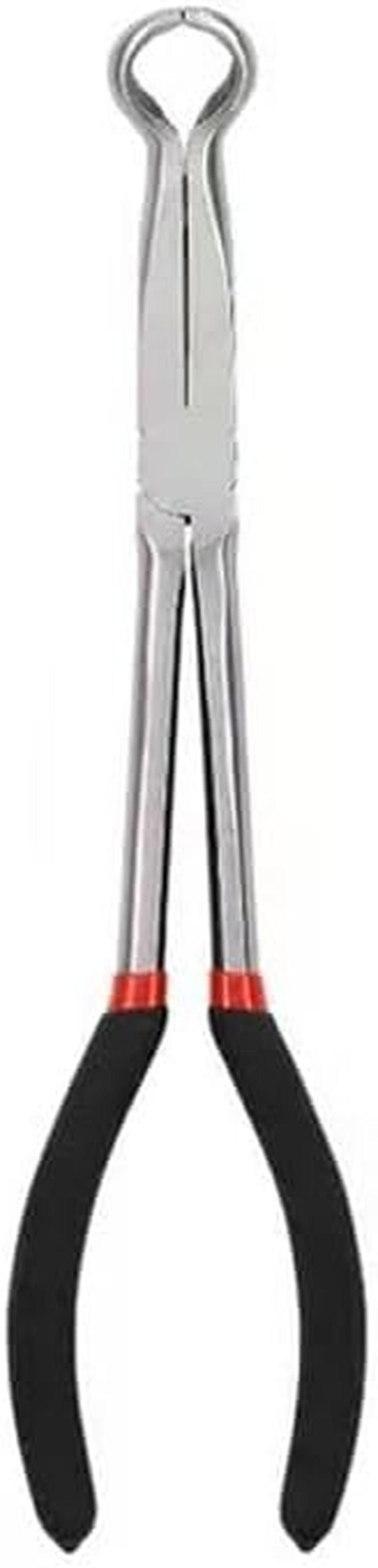 11'' Extra Long Reach Spark Plug Pliers with Ring Head, 280 MM Long Nose Pliers Car Spark Plug Wire Removal Pliers image number 3