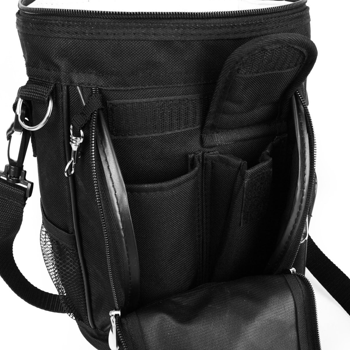 Intech Golf Bag Cooler and Accessory Caddy, Portable Soft Sided 10-Can Insulated Cooler Bag, Fits on a Golf Cart, Push Cart or Carry - Lime Green image number 7