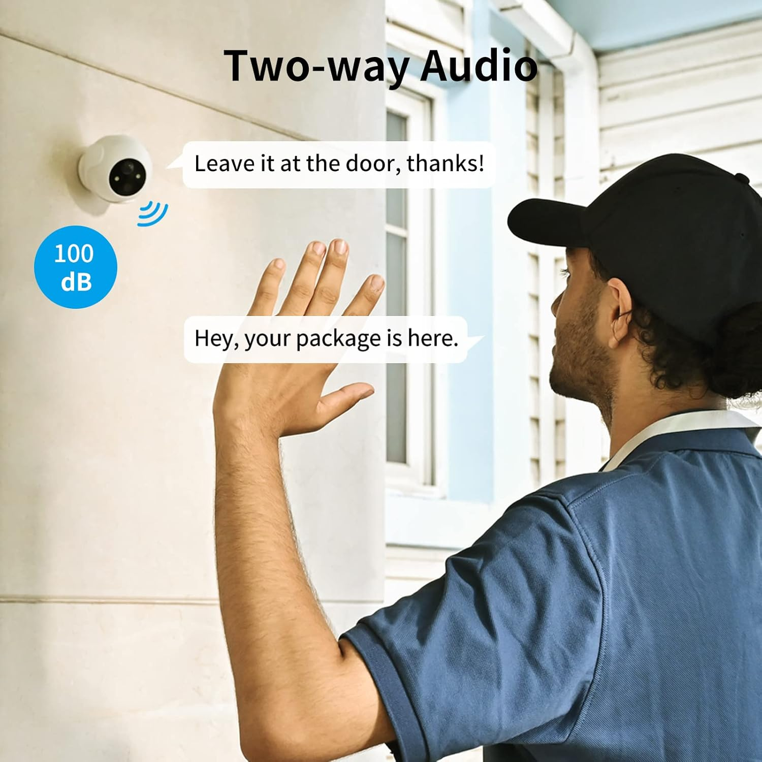 Switchbot Outdoor Spotlight Camera 1080P - Security Camera Wireless with Human/Pet Detection, Waterproof Camera Works with Alexa&Google Home, Color Night Vision, Two-Way Audio, 256GB Sd/Cloud Storage image number 6