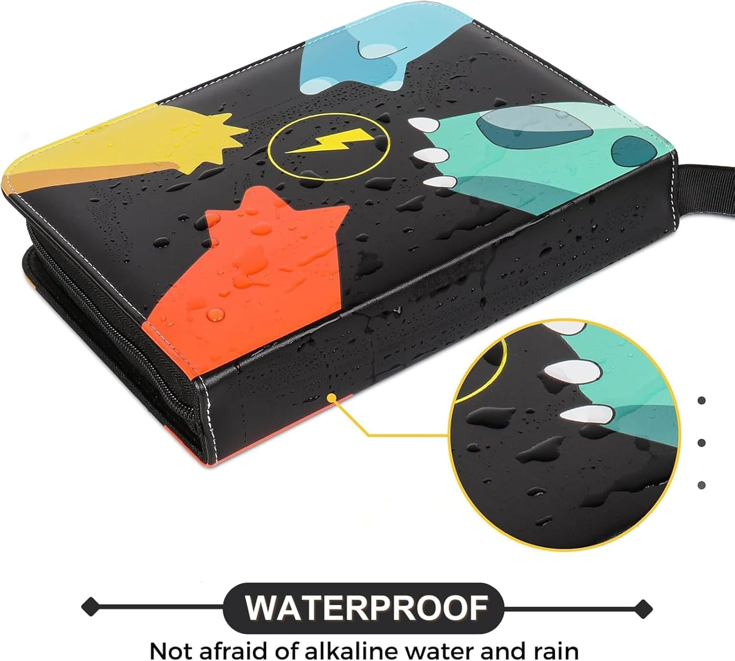 Xmdianss 9-Pocket Card Folder Fits 900 Cards, 50 Removable Sleeves, Portable Trading Card Holder Collector Album for Boys & Girls image number 2