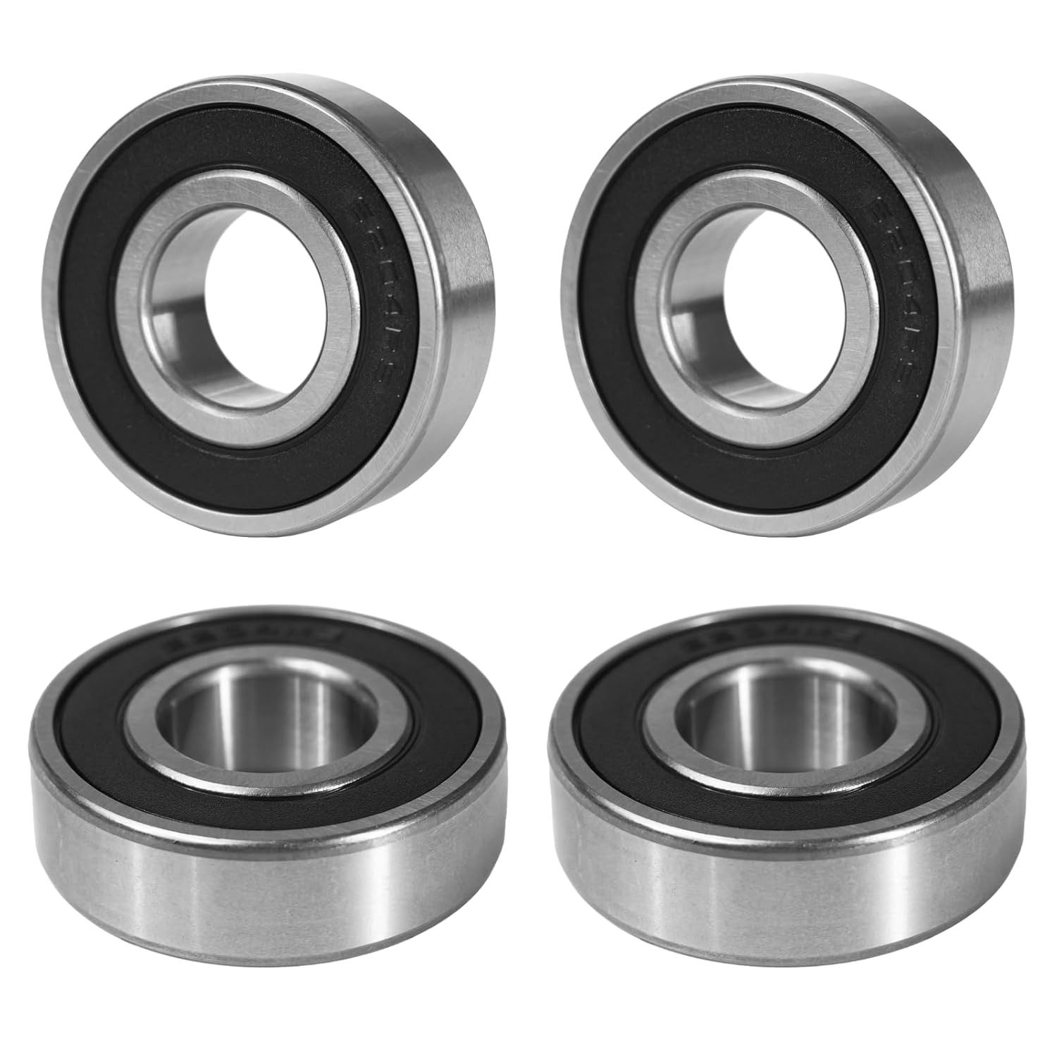 6204-2RS Deep Groove Ball Bearings, Carbon Steel, Double-Sealed, 20X47X14Mm, 4 Pack &ndash; High Performance for Gear, Generator & Office Equipment image number 3