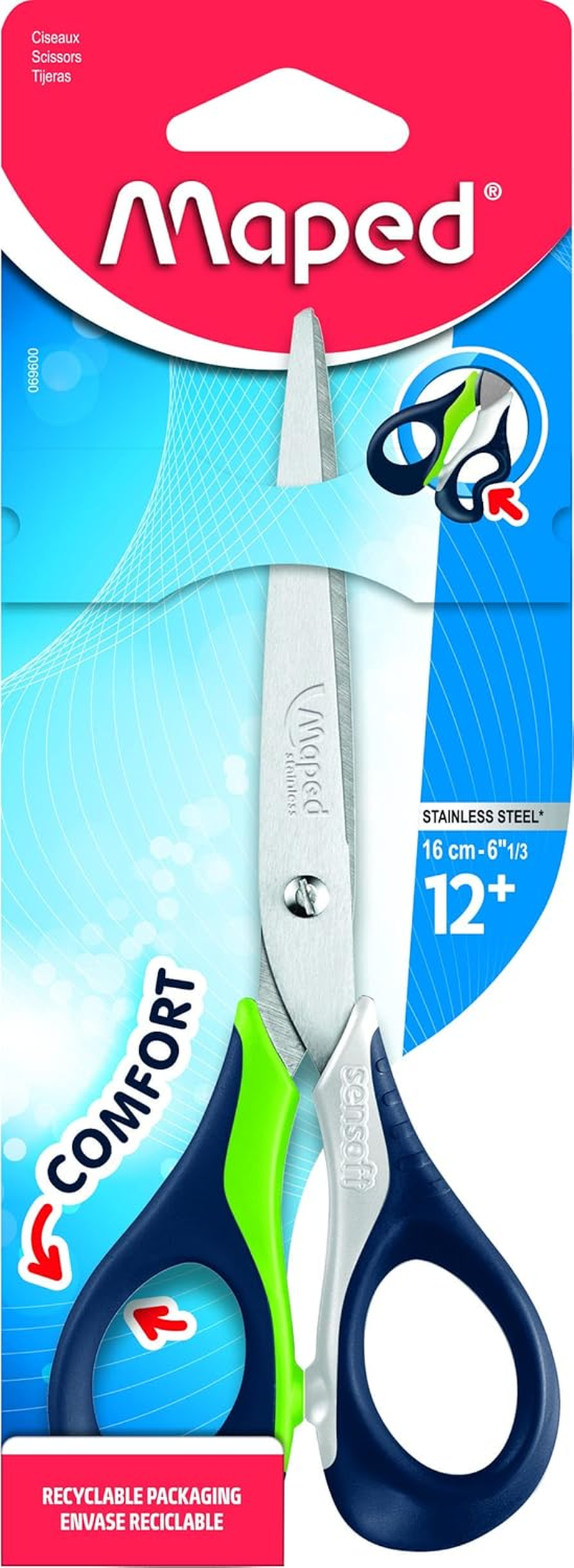 Maped Sensoft Scissor 16Cm image number 5