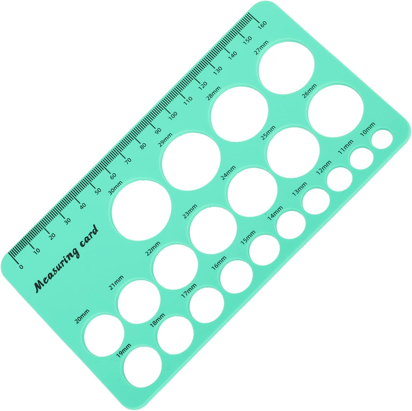 Pomya Flexible Silicone Linzel Ruler Comfortable Breast Flange Measuring Tool for New Mothers Skin-Friendly Soft Silicone Material (Purple)