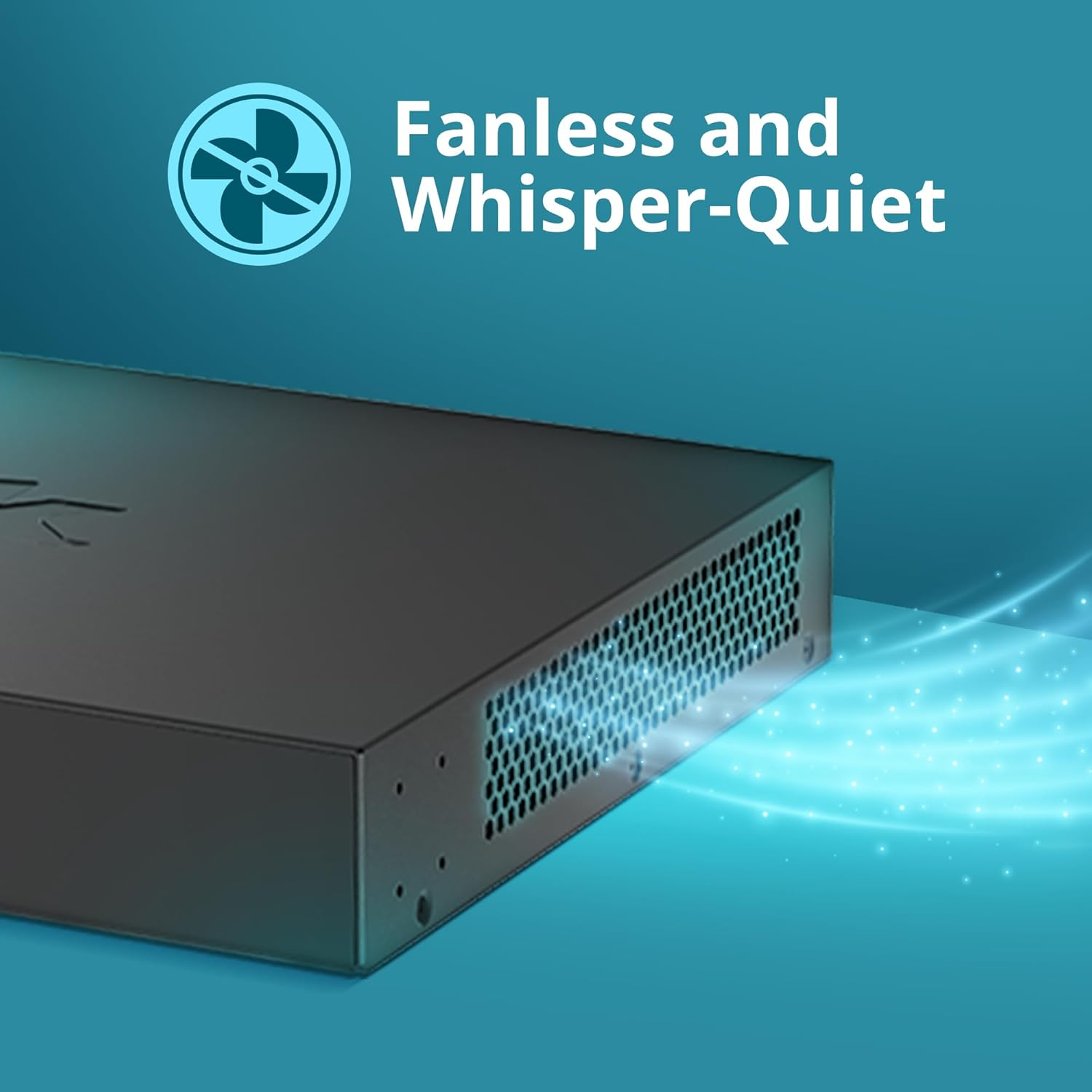 D-Link DMS-1016 16-Port Multi-Gigabit Ethernet Switch &ndash; 2.5Gbps per Port, 80Gbps Capacity &ndash; Plug & Play, Fanless, Metal Housing, IGMP Snooping, Qos &ndash; Ideal for Wi-Fi 6, NAS & Gaming image number 4