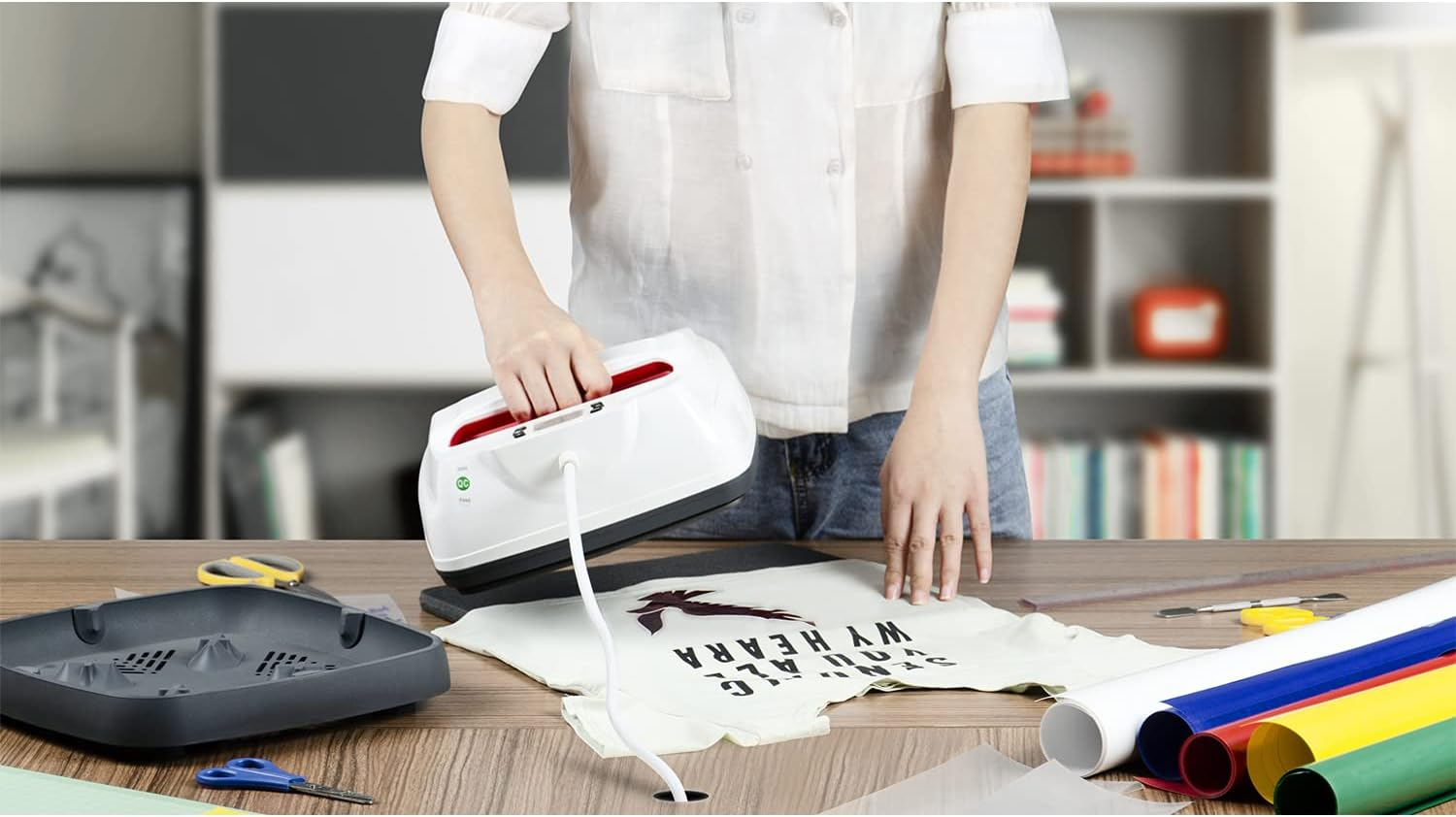 WORKLION Heat Press Mat 11"X13": Double-Sided Fireproof Materials Protective Resistant Mat for Cricut Easypress/Easypress 2 & HTV Craft Vinyl Ironing Insulation Transfer Projects