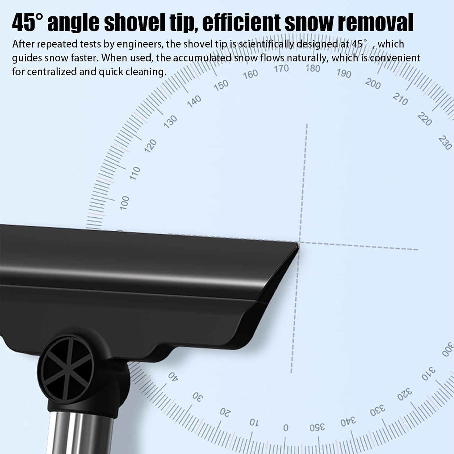 Ice Scraper - 85G Windscreen Scraper | Black Ergonomic Car Snow Scrapers | Portable Frost Removal Tool for Vehicles | Snow Frost Ice Removal Tool, Windshield Scraper for Ice Snow - Blue image number 6