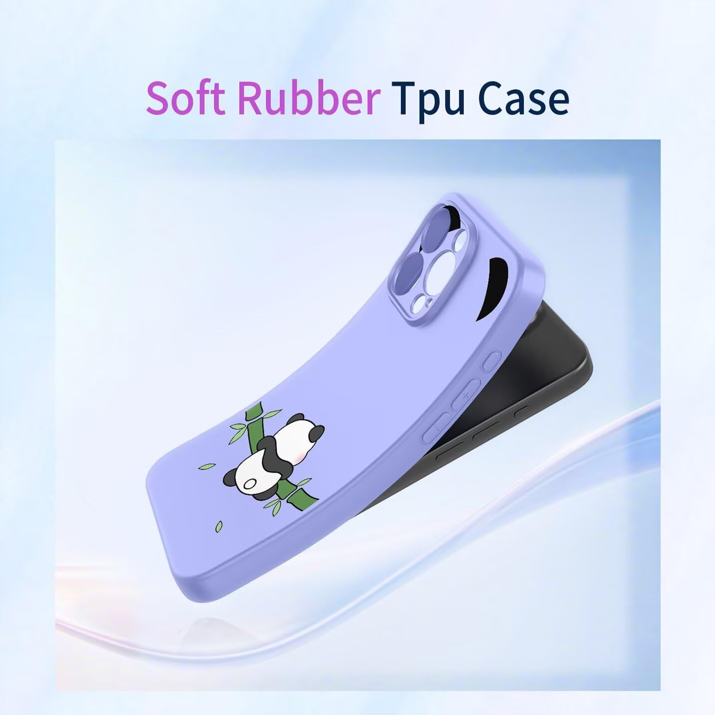 BORYA Silicone Case for Motorola Edge 60 Fusion, Ultra Thin Shockproof Mobile Phone Case, Silky Soft TPU Protective Case, Simple Elegant Colour Pattern Cover, Microfibre Lining Case, P1 image number 4