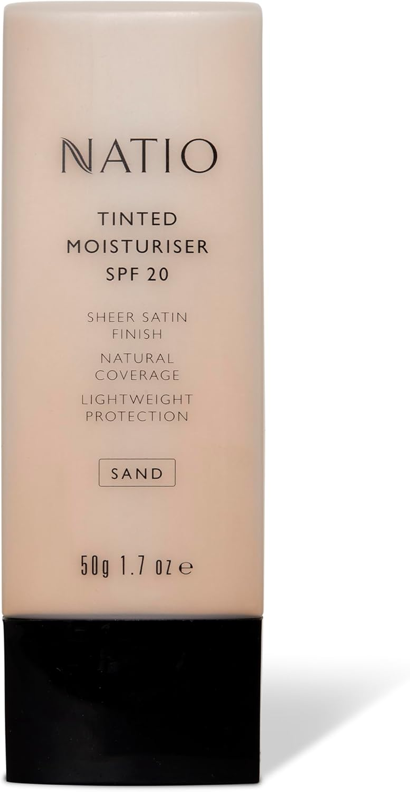 Tinted Moisturiser SPF 20 - Sand 50G -3-In-1 Skincare-And-Tint Moisturiser - Lightweight, Hydrating, Sheer Coverage - Made in Australia image number 3