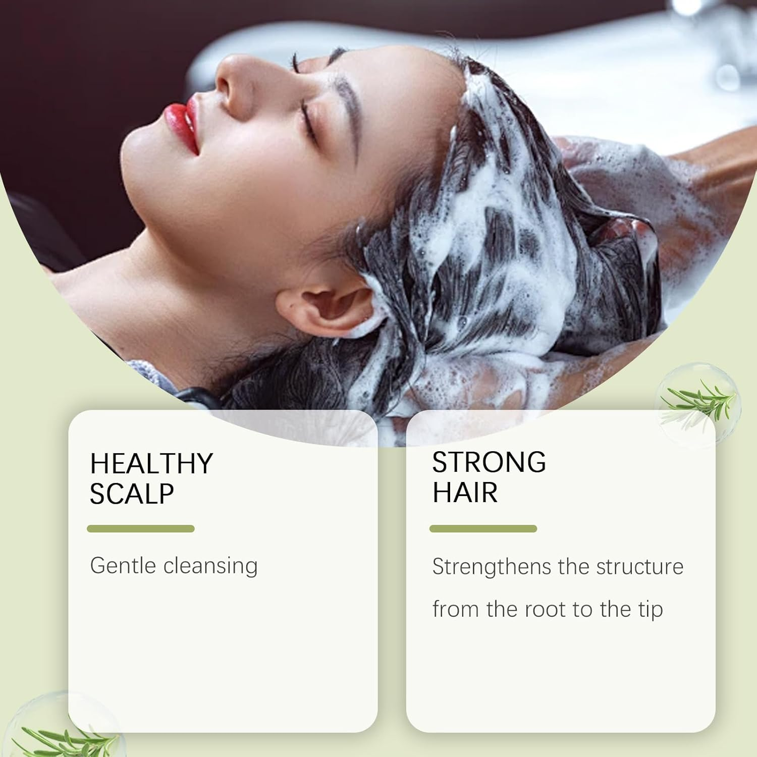 Qguojie Onion Rosemary Shampoo Bar 60G | 3-In-1 Natural Solid Shampoo for Hair Growth | Deep Cleaning & Hydration | Improves Scalp & Strengthens Hair, Travel Size 60G (1) image number 3