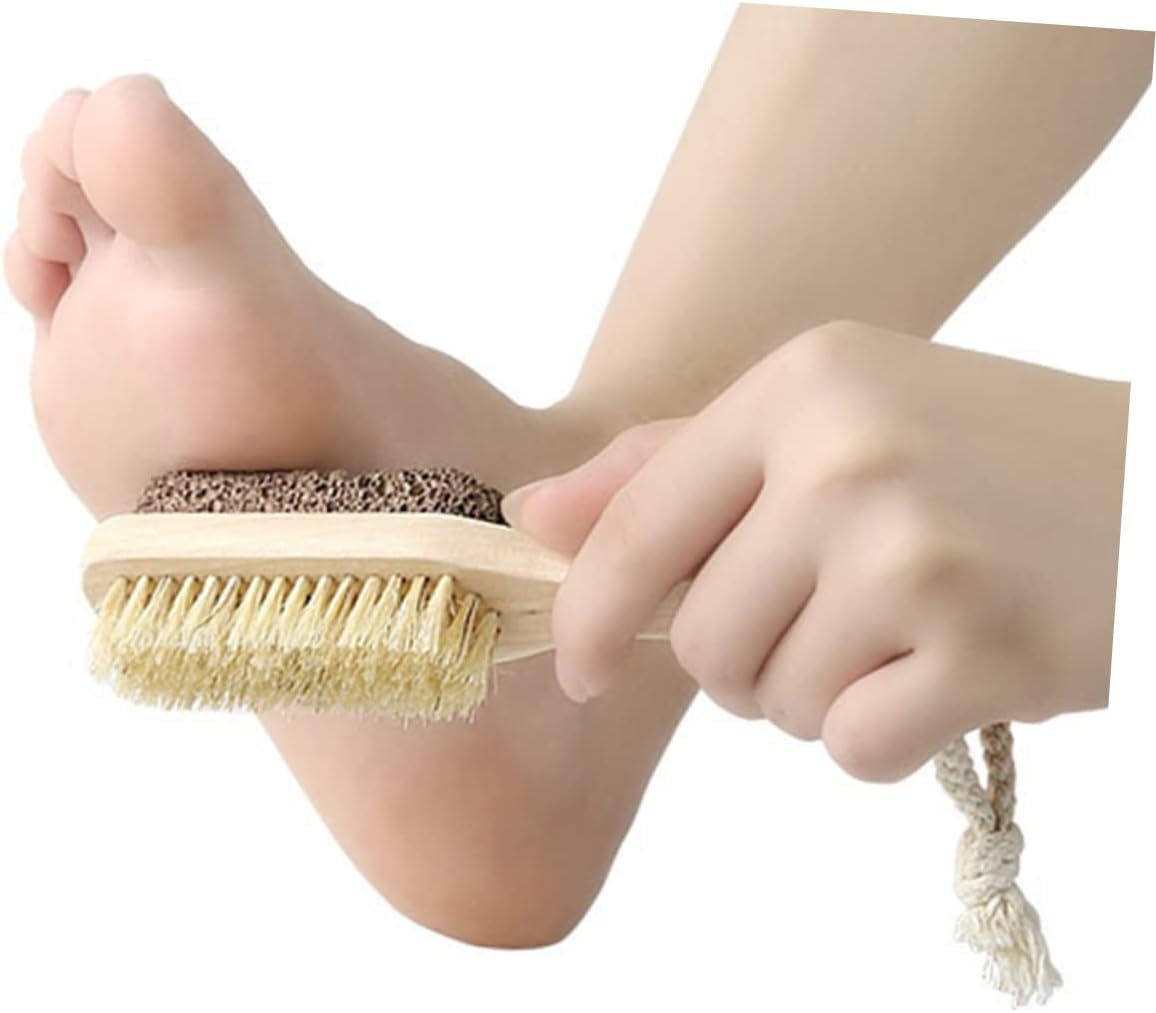 HAPINARY Portable Foot Grinder Brush Pumice Stone Pedicure Accessory for Callus Skin Care image number 5