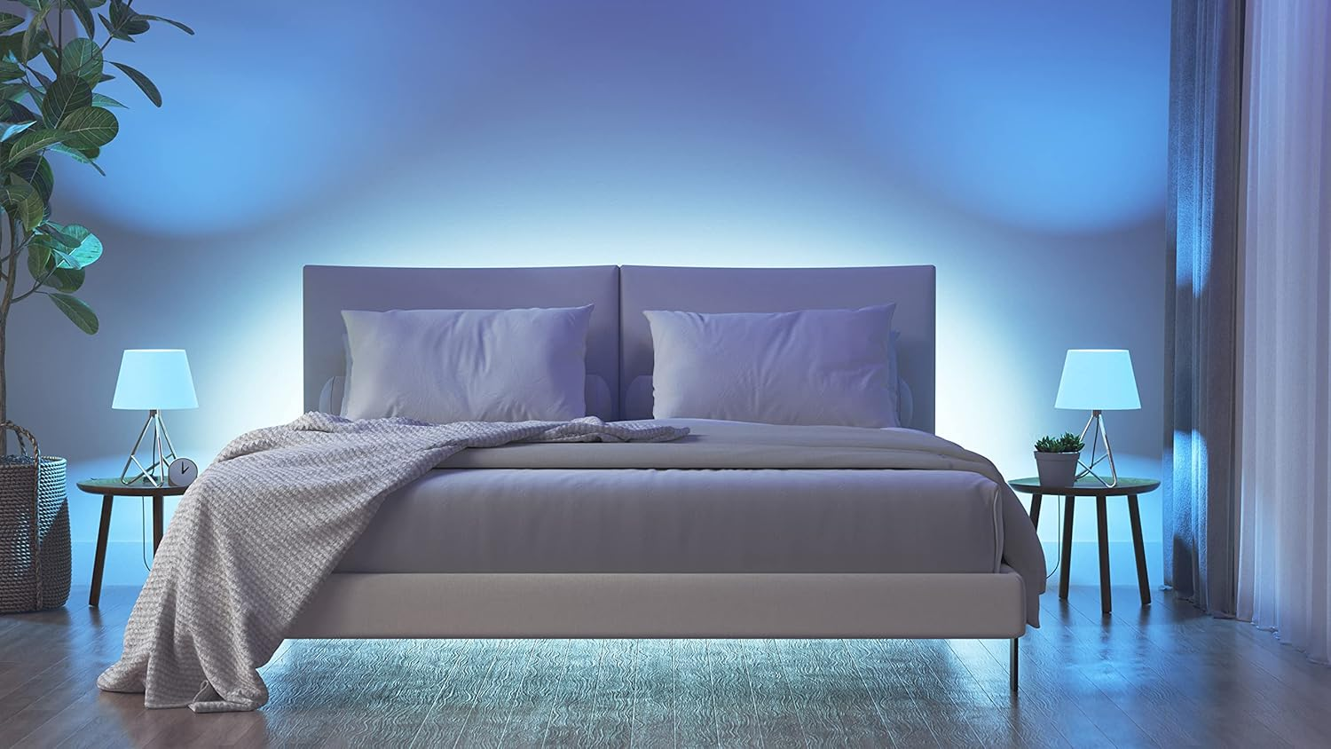 Nanoleaf Essentials Smart LED Colour-Changing Light Bulb (60W) - RGB & Warm to Cool Whites, App & Voice Control (Works with Apple Home, Google Home, Samsung Smartthings) (Matter E27 (1 Pack)) image number 4