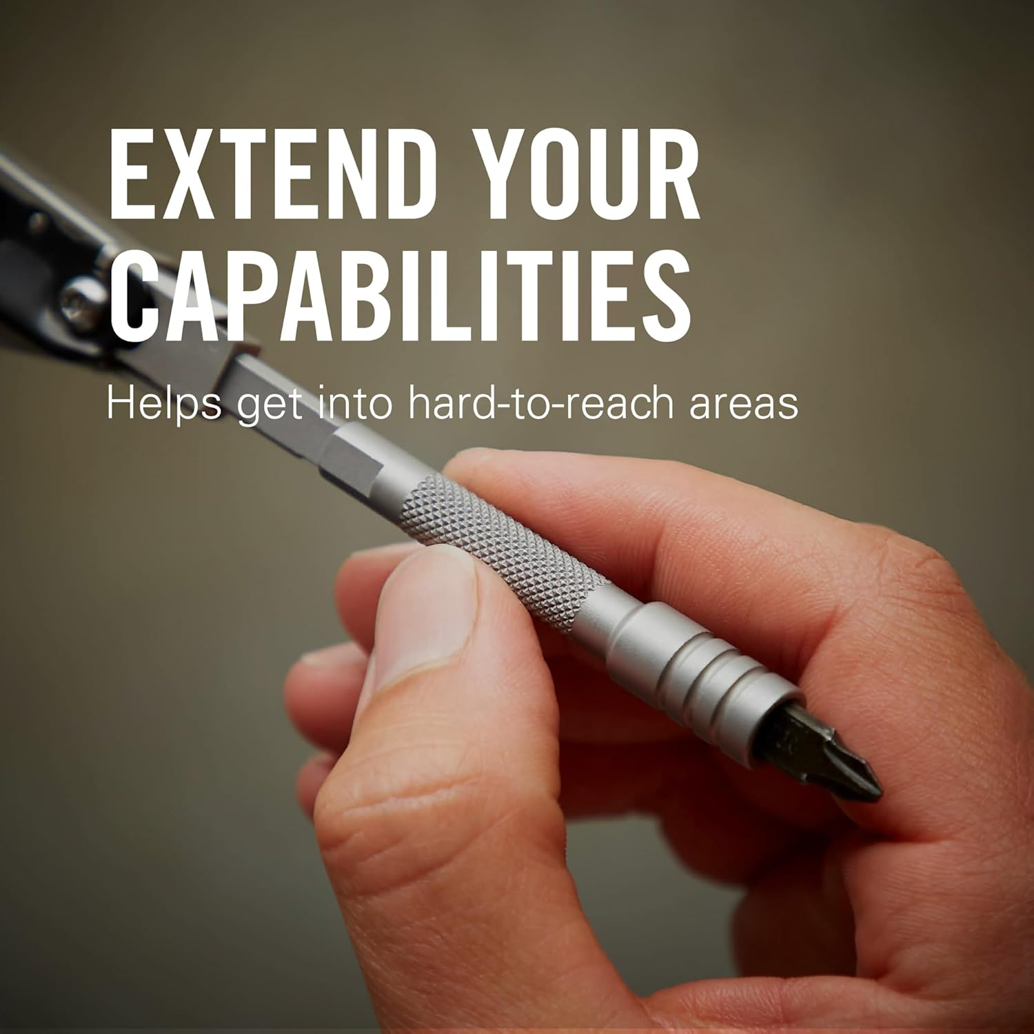 Leatherman Bit Driver Extender Tool Accessory - Extends Reach for Tight Spaces - 3.25"- Stainless Steel - Ideal for Multitool Versatility & DIY Tasks image number 5