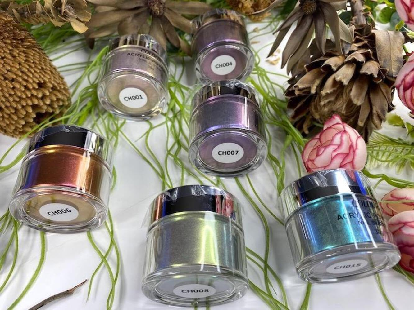 Acrylic Nail Powders - Chameleon Collection