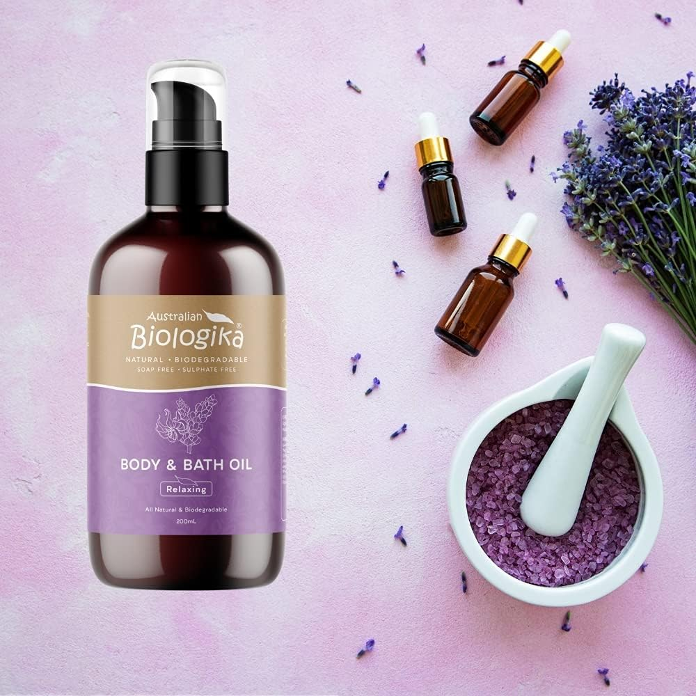 Biologika Relaxing Body and Bath Oil 200Ml image number 2