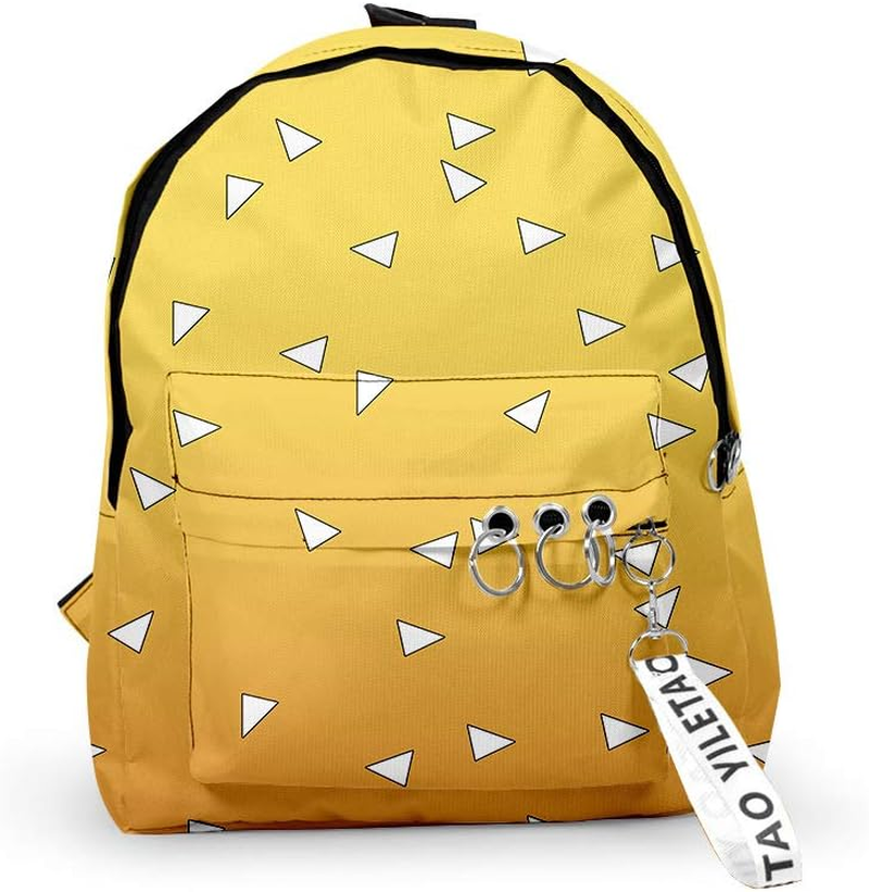 Demon Slayer Cosplay Backpack Japanese Anime Tomioka Giyuu Kamado Tanjirou Cosplay Backpack Shoulders Bag