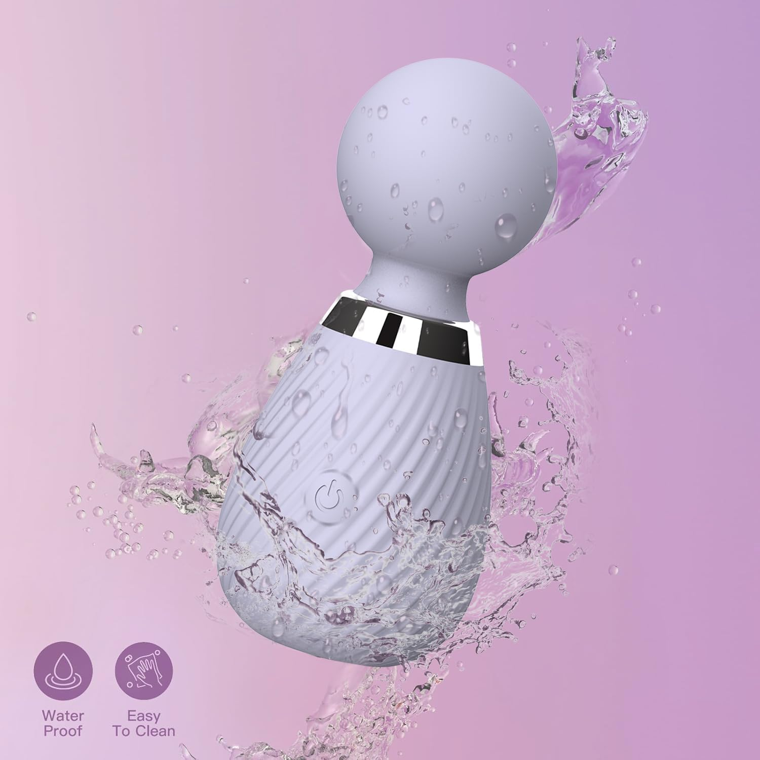 Indopace Vibrator Wand Sex Toys [Clit Stimulator Vibrators] Vibrator for Woman | Sex Toy | Gifts for Women | 10 Patterns & Speeds of Pleasure | Quiet & Small | Adult Sex Toys image number 6