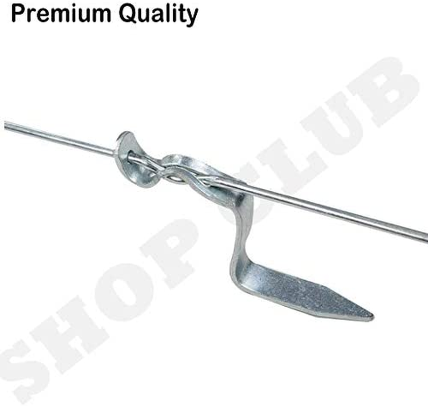 20 X Multi Wire Tread in Pigtail Steel Posts Electric Fence Pig Tail Strip Graze