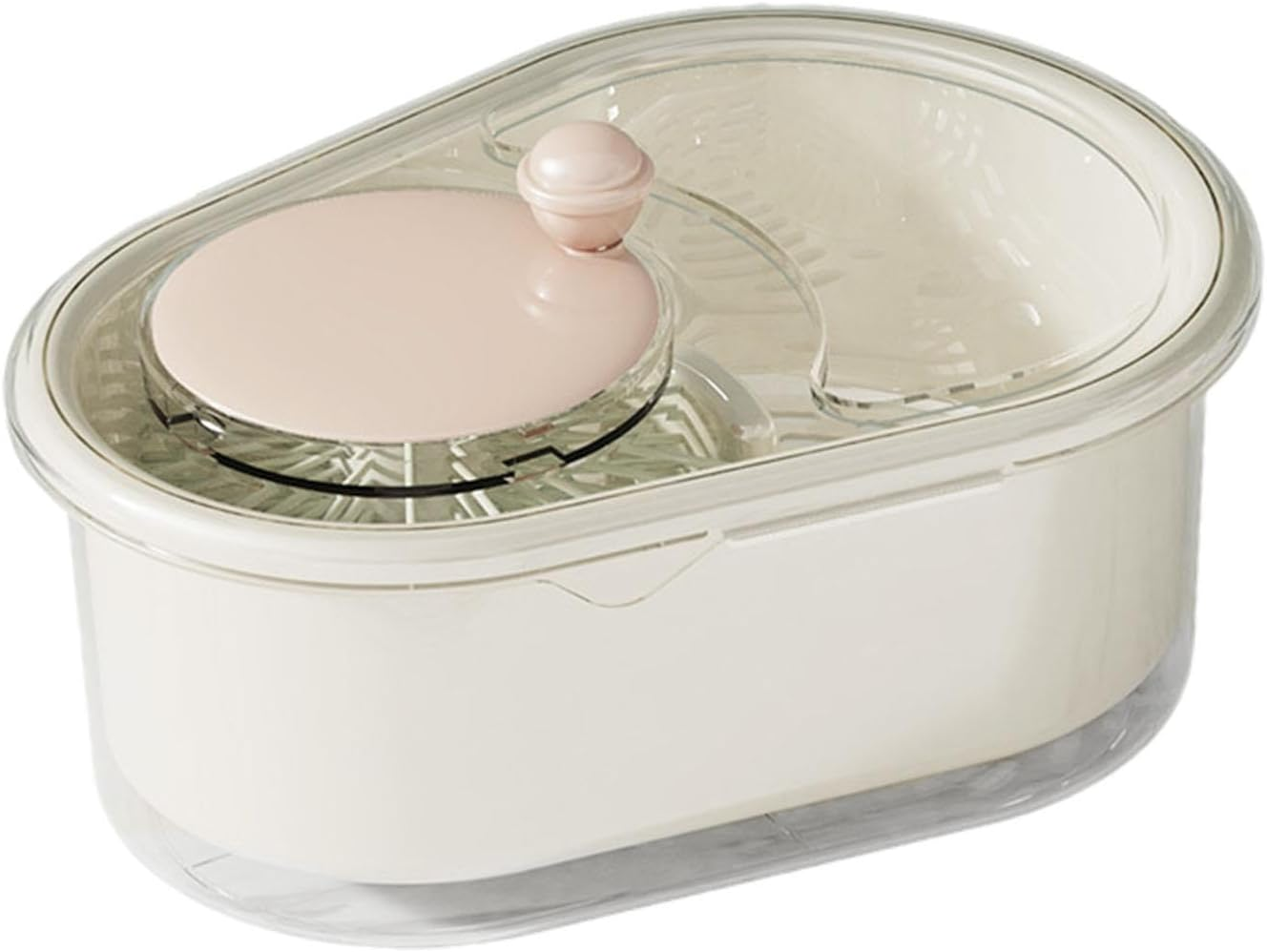 Fruit Cleaner Spinner - Fruit Spinner and Strainer | Vegetable Scrubber with Lid Brush, Colander and Bowl | Kitchen Scrubber | Labor-Saving | Efficient Cleaning for Berries image number 4