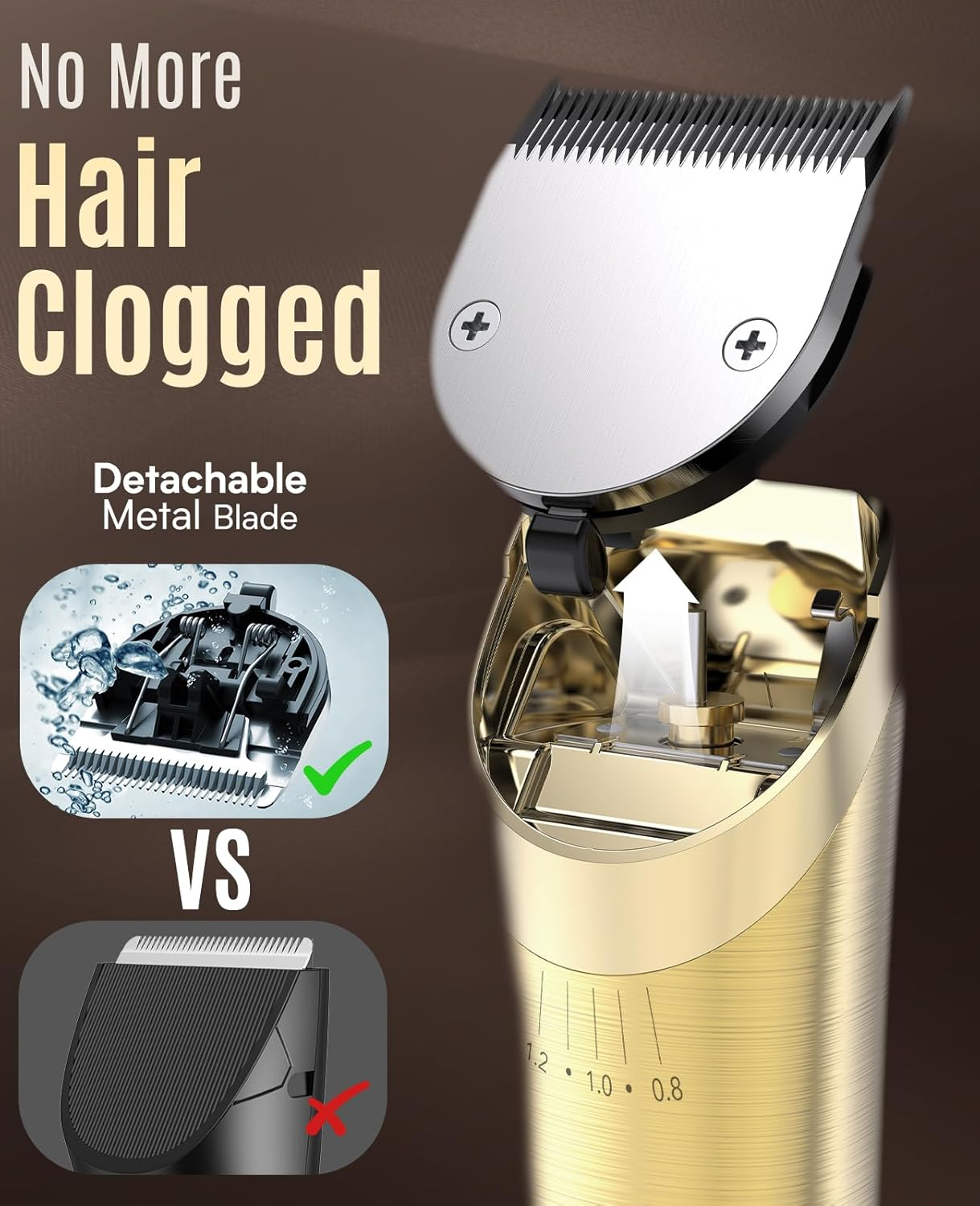 Oneisall Dog Clippers for Thick Fur Professional Dog Clippers Long Hair 2 Speeds Dog Shaver Dog Trimmer image number 1