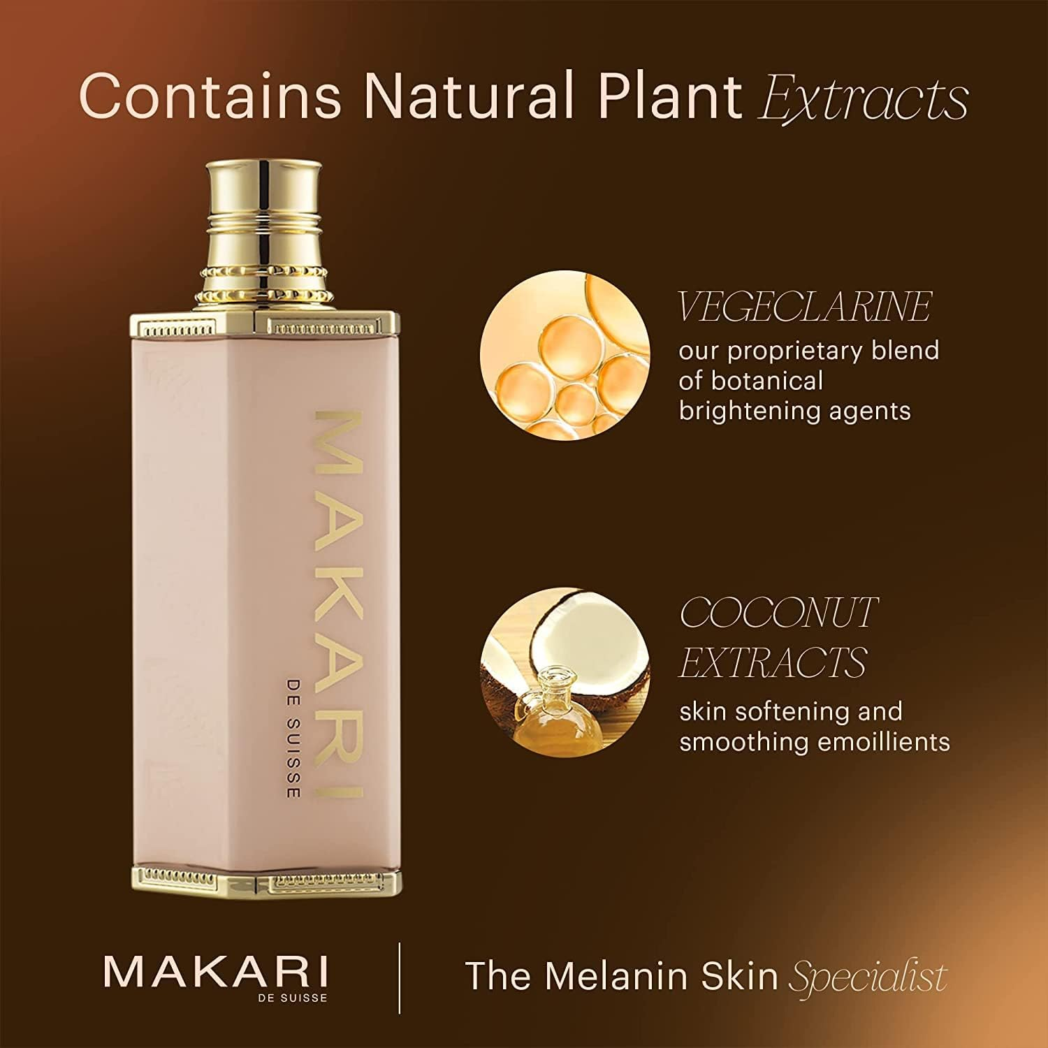 Makari Classic Beauty Skincare Milk 4.75 Fl.Oz &ndash; Intense Toning Body Lotion - Daily Moisturizing Treatment for Dark Spots, Acne Scars & Hyperpigmentation image number 2