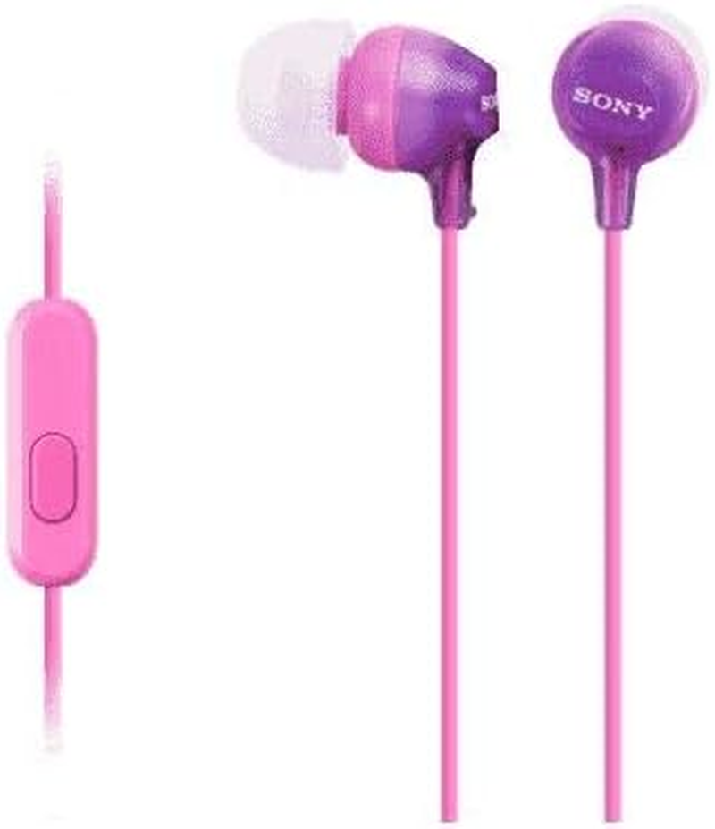 Sony In-Ear Lightweight Headphones with Smartphone Control and Microphone, Black - Black image number 4