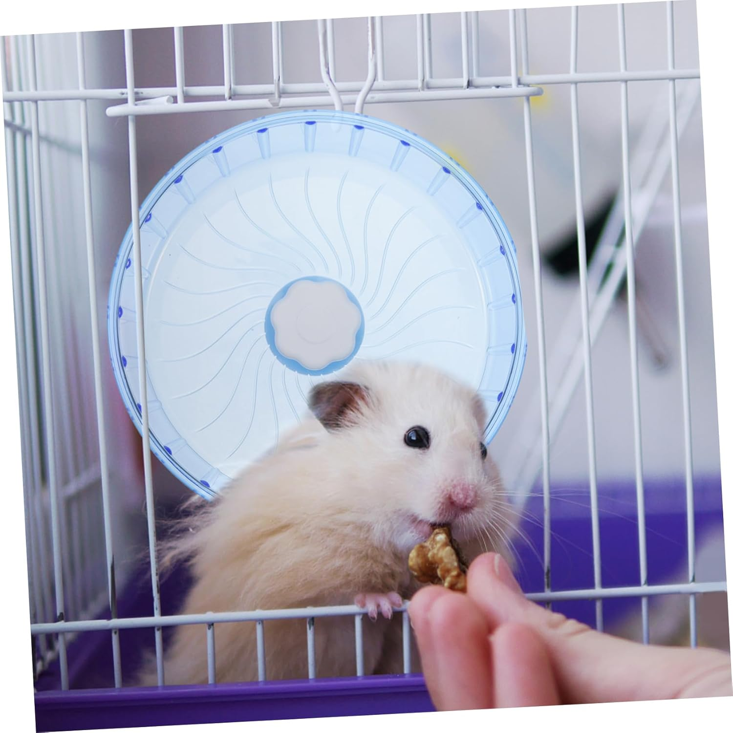 Gatuida Silent Running Wheel Hamster Exercise Wheel for Hedgehog Chinchilla Guinea Pig Double Bearings image number 2