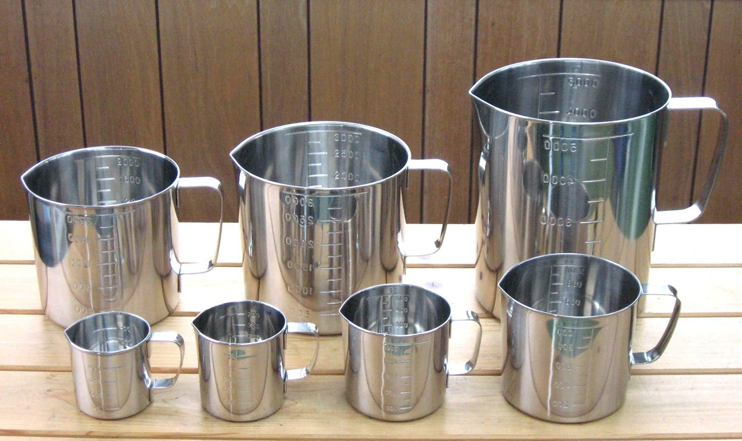 Nagao 802000 Tsubamesanjo Measuring Cup, 6.8 Fl Oz (2,000 Ml), 18-8 Stainless Steel, Made in Japan image number 6