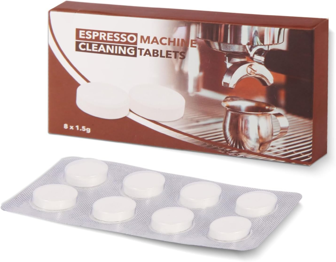 Cleaning Tablets Compatible with Delonghi Jura Espresso Coffee Machine -1.5G(8 PCS) image number 2