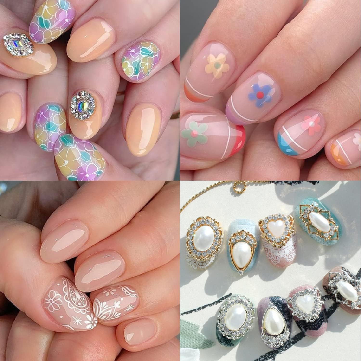 UNA GELLA Extra Short Oval Almond Gel Nail Tips 360Pcs 15 Sizes round Almond Press on Nails Short Oval Fake Tips Full Nails Short Oval Almond for Nail Extension DIY Salon Soft Gel Tips image number 4