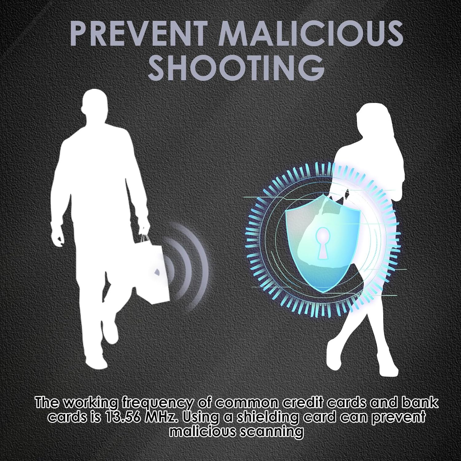 9 Pcs RFID Blocking Card - Premium Credit Card Protector for Secure Contactless NFC Protection, Blocks RFID Scanning for Debit Cards, Passports & ID, Perfectly in Wallets & Purses for Men & Women image number 3