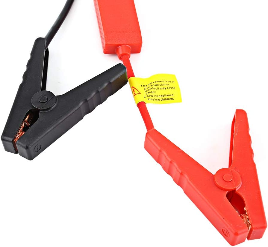 Akozon Car Battery Booster Cable with Reverse Charging Prevention for Battery Start image number 3