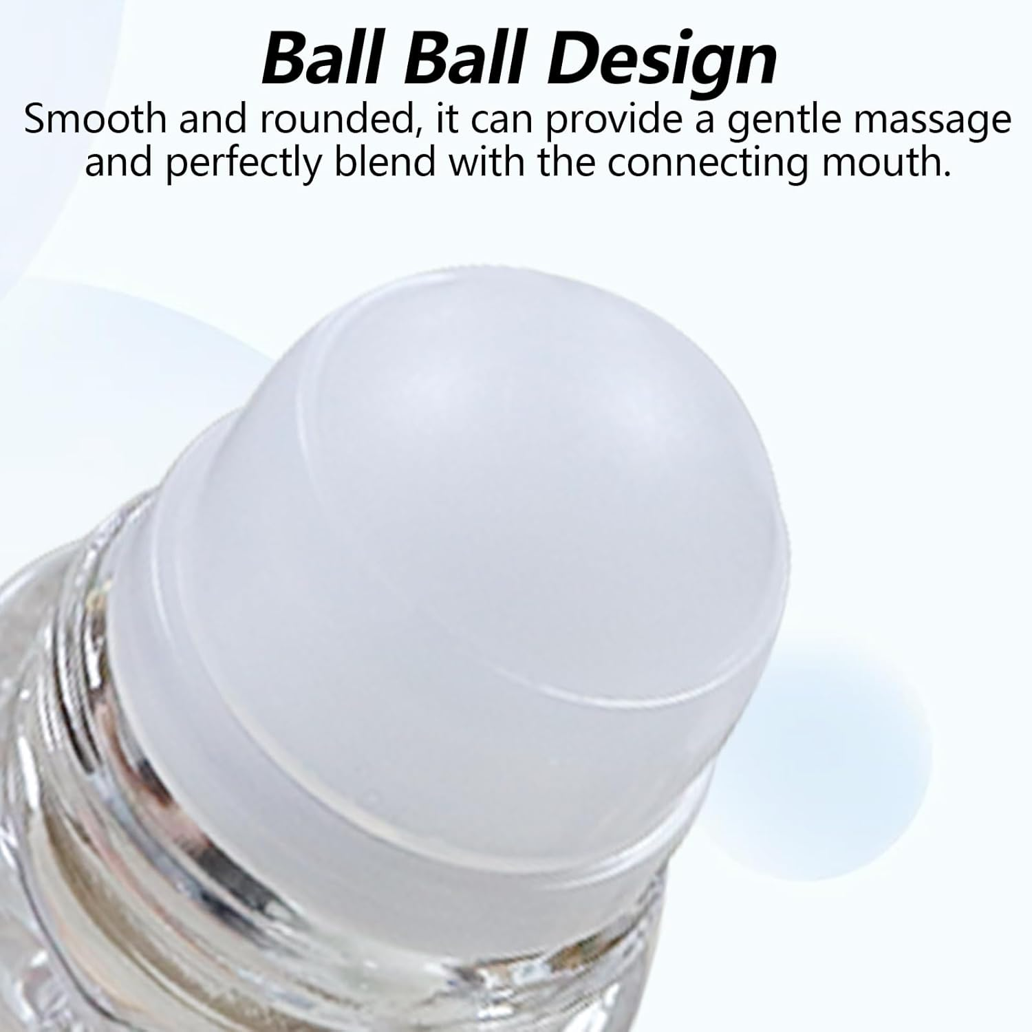 Yasdyri Empty Glass Roller Bottles 2 Pcs Black Clear Empty Glass Essential Oil Roller Bottles Empty Refillable Roll on Glass Bottles with Refillable Containers Tools and Accessories (30ML) image number 1