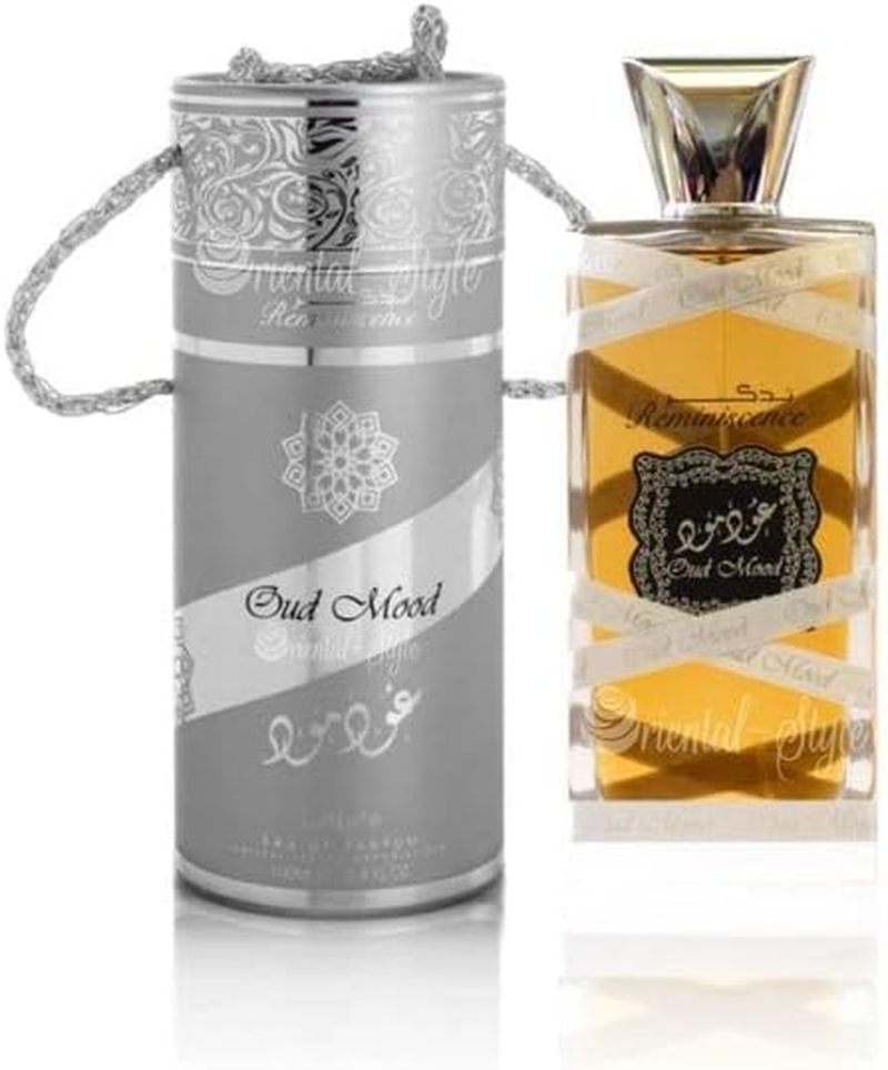 Oud Mood Reminiscence by Lattafa for Unisex - 3.4 Oz EDP Spray