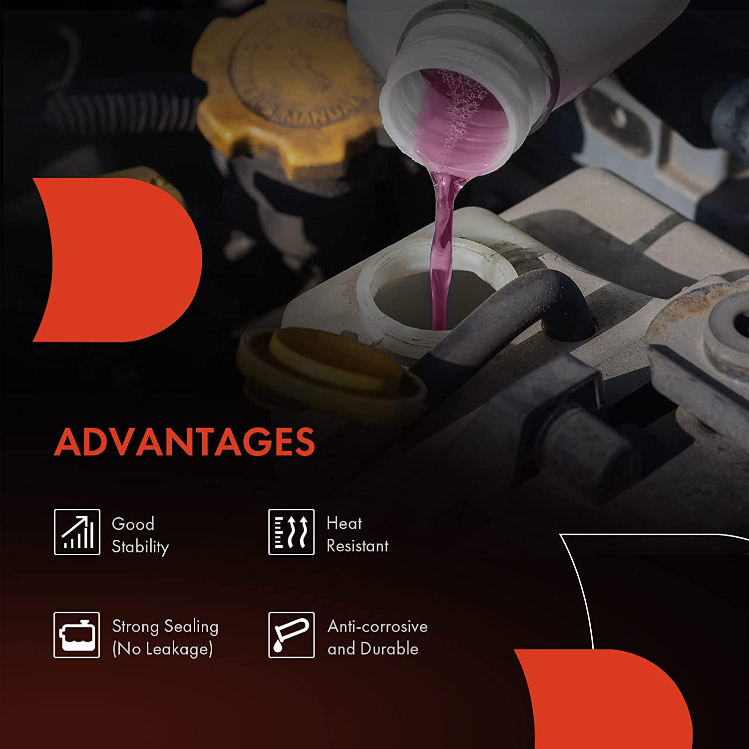 A-Premium Engine Coolant Overflow Recovery Reservoir Tank [With Cap & Sensor] Compatible with Saab 9-3 2003-2011, 9-3X 2010 2011, 2.0L image number 5