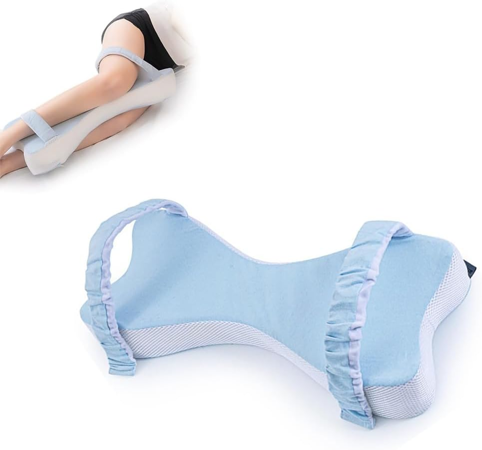 Side Sleeping Knee Pillow, Memory Foam Orthopedic Pillow for Knee, and Leg Pain Relief, Comfortable Bed Wedge Pillow for Side Sleepers image number 4