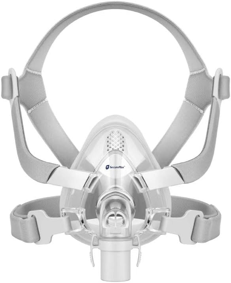 CPAP Full Face Mask Replacement Kit, Comfort Series Nasal Mask Assembly, 3 Sizes to Choose from (L)