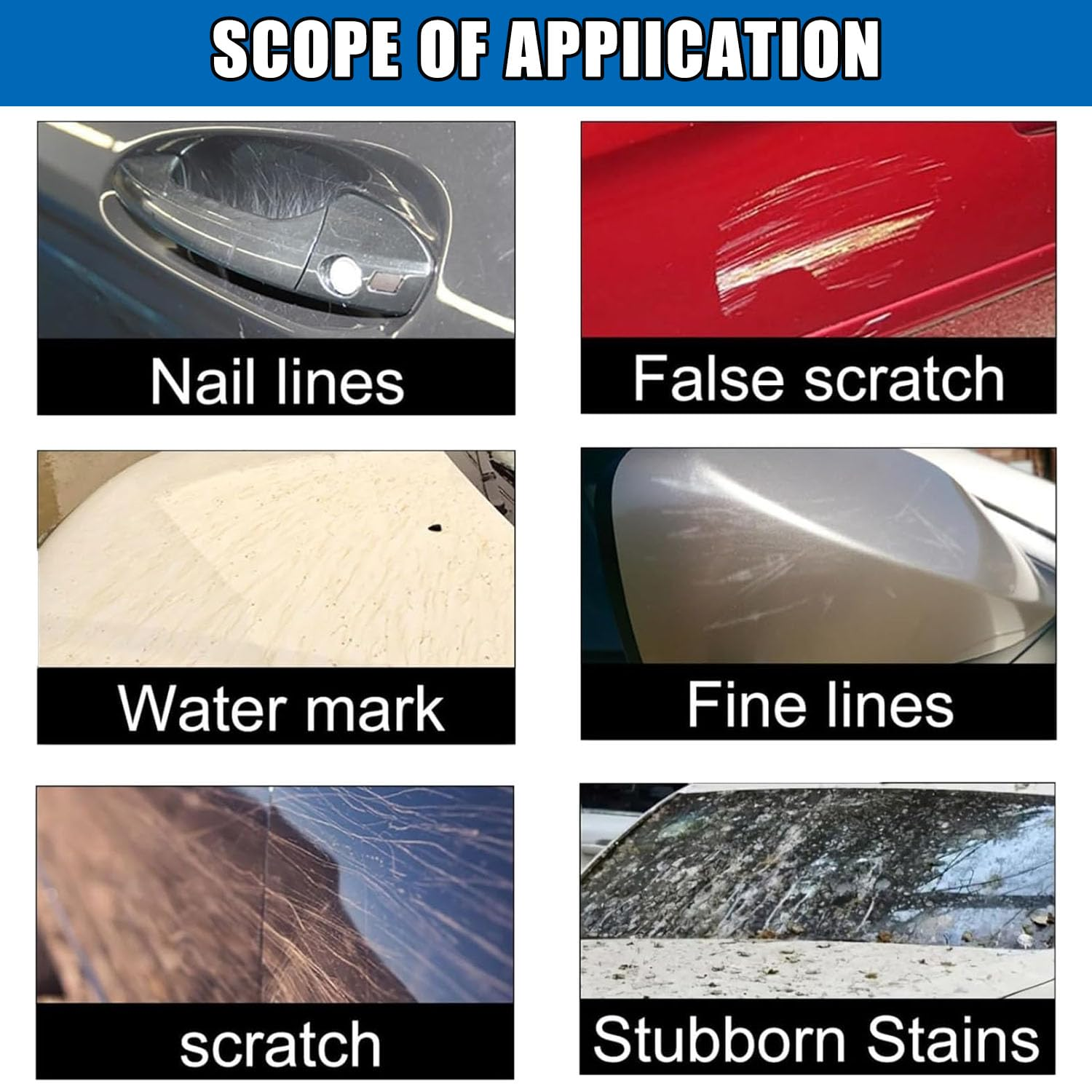 2 Pack Nano Sparkle Cloth Car Scratch Remover, Magic Wipes Cleaning Cloth Car Scratch Repair Paste- Easy to Repair Paint Scratches, Removes Swirls & Water Spots image number 4