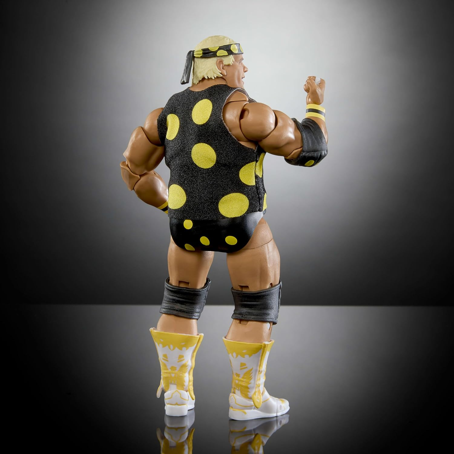 Mattel WWE Legends Ultimate Edition Dusty Rhodes Action Figure & Accessories with Swappable Heads & Hands, 6-Inch Collectible Set image number 4